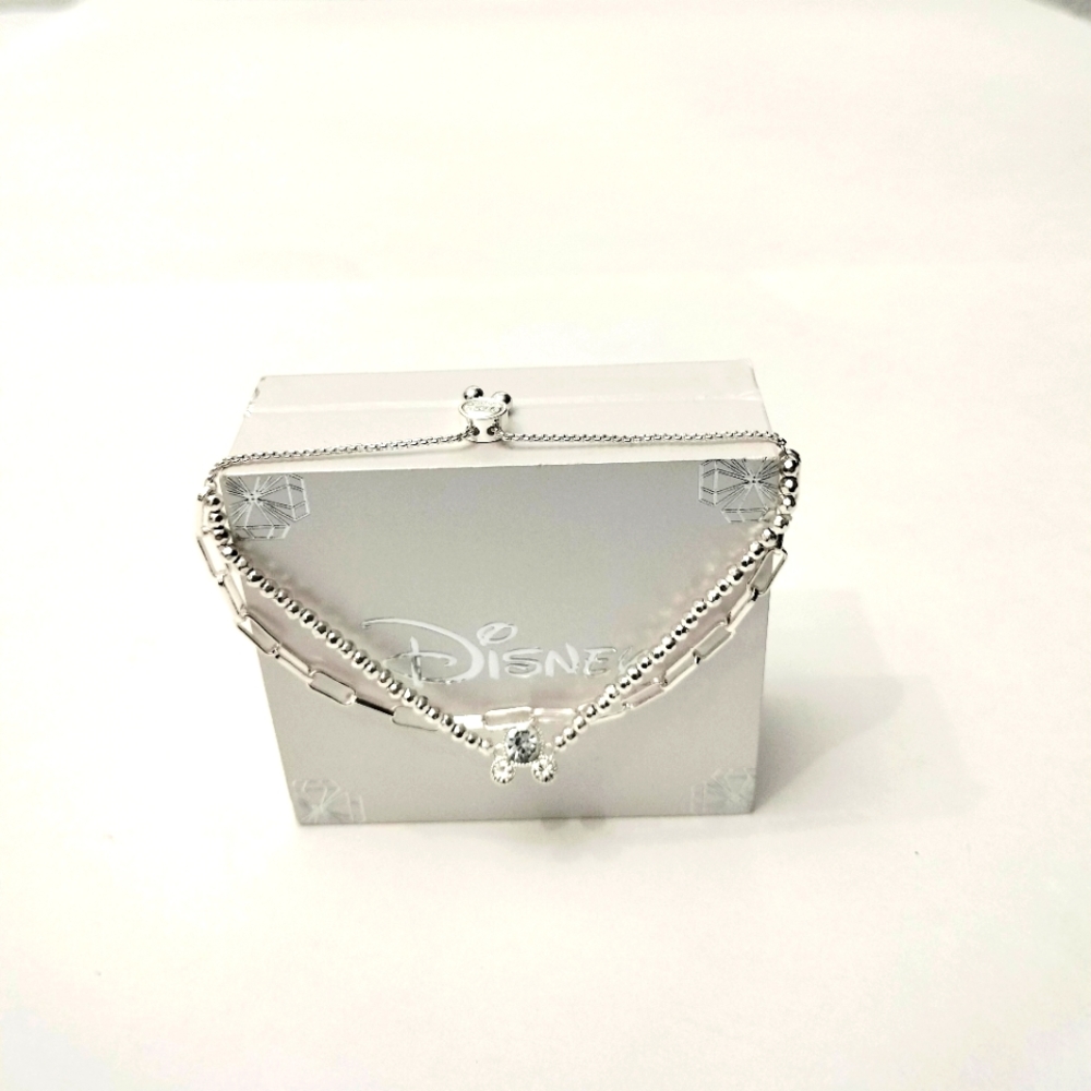 Disney Mickey Mouse silver plated Bracelet. Brasalete plateado - Picture 8 of 8
